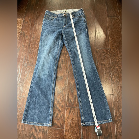 Ariat REAL Women  Demin Jeans Size 31x32  Mid Rise Bootcut Rodeo Western - Picture 4 of 10